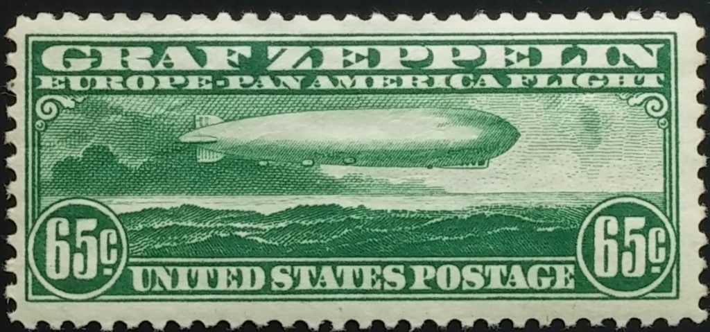 Graf Zeppelin Stamp, Scott #C13