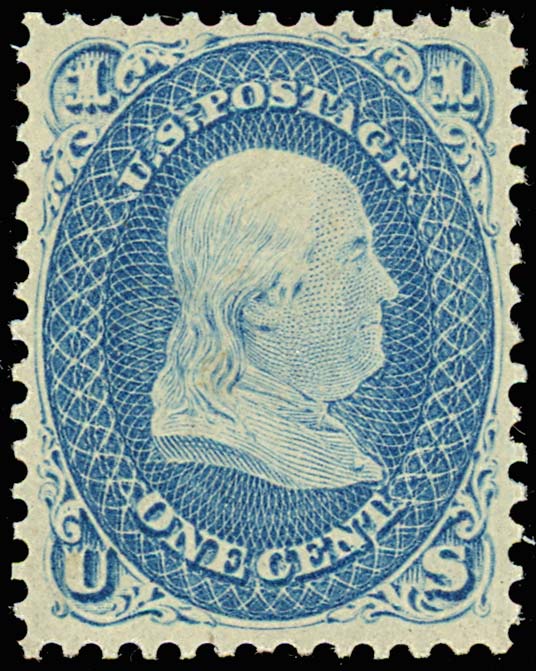 Original 1 Cent Franklin Stamp